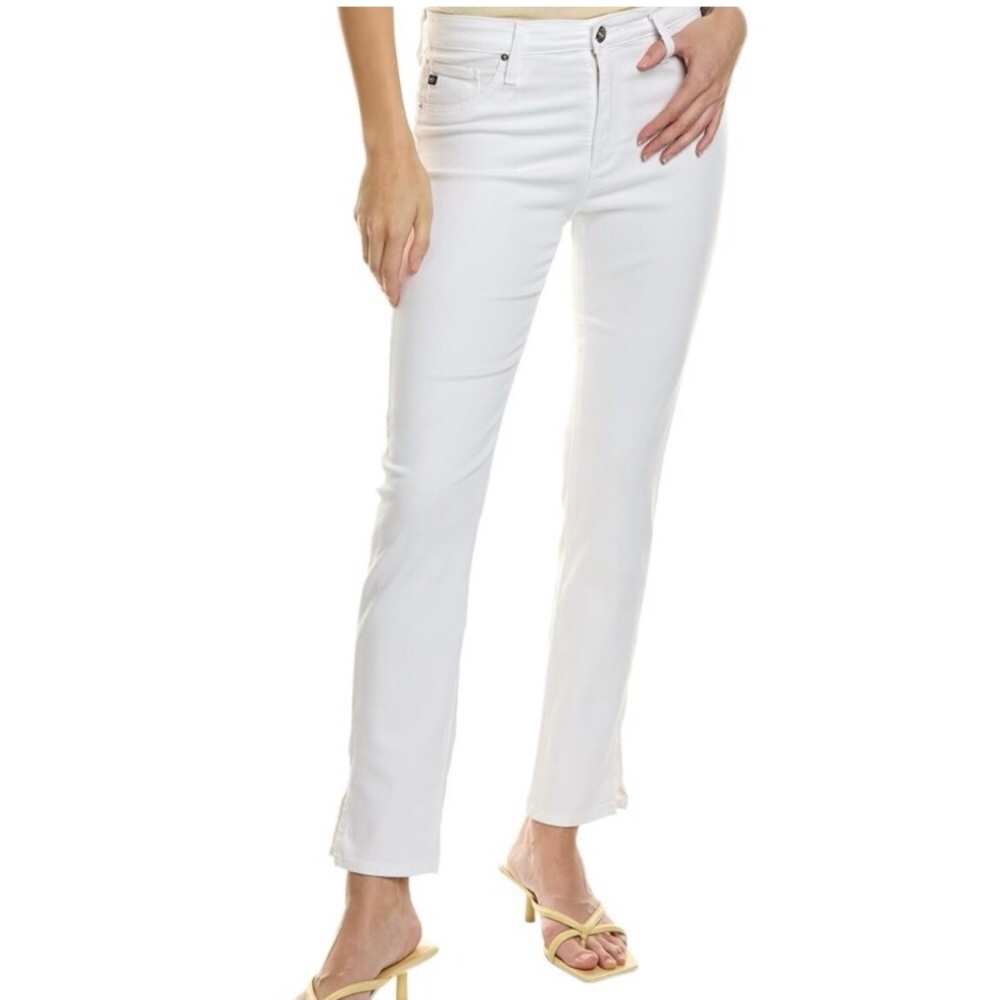 AG Adriano Goldschmied white jeans